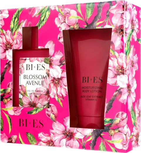 Darčeková sada pre ženy BI-ES Blossom Avenue – parfumovaná voda 100 ml + telové mlieko 150 ml