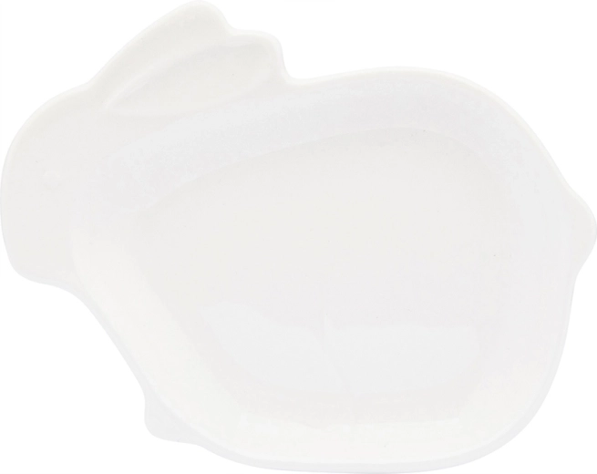 Porcelánová miska Zajko krémová 13,5 × 10,5 cm