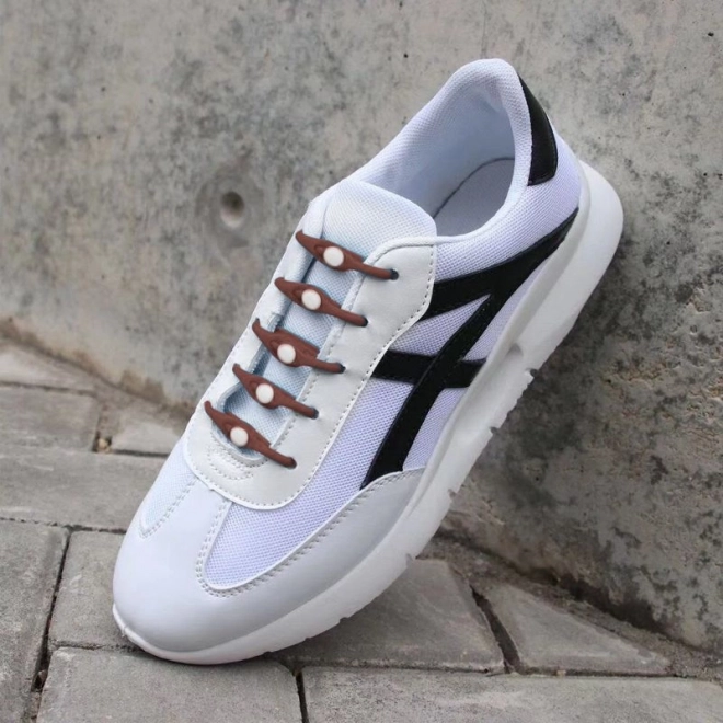 Silikónové šnúrky 14 ks - hnedé