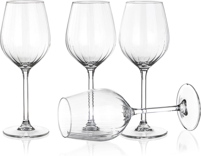 Poháre na biele víno 380 ml Plissè (4 ks) ROYAL LEERDAM