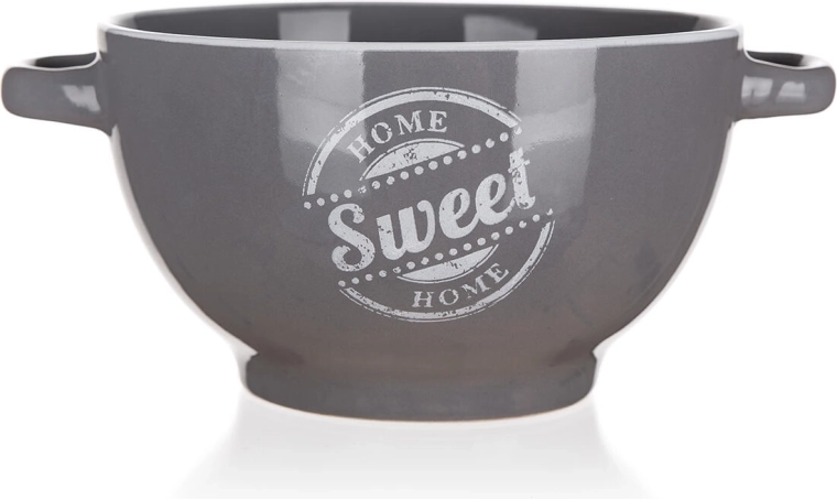 Keramická miska SWEET HOME 14 cm, 660 ml, sivá