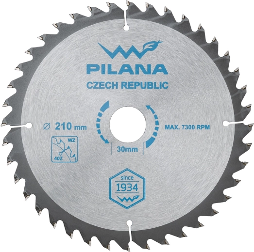 Pílový kotúč PILANA SK 5255 WZ 210 mm, 40 zubov