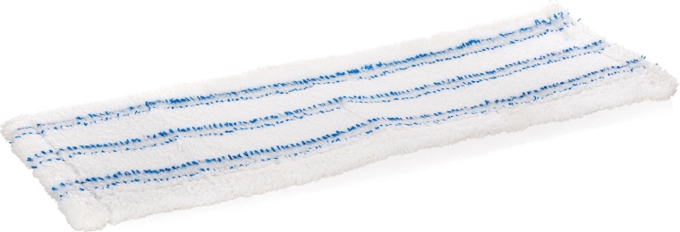 Náhradná mopovacia hlavica z mikrovlákna 39,5 × 9 cm modro‑biela
