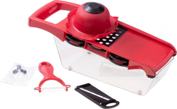 Univerzálny kuchynský krájač a strúhadlo 6 v 1 so škrabkou