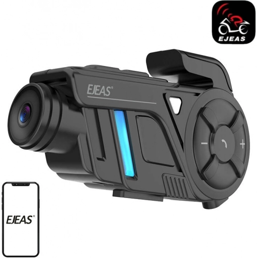 Motocyklový interkom s kamerou EJEAS