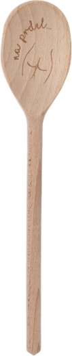 Drevená vareška s nápisom „Na zadok“ 30 cm