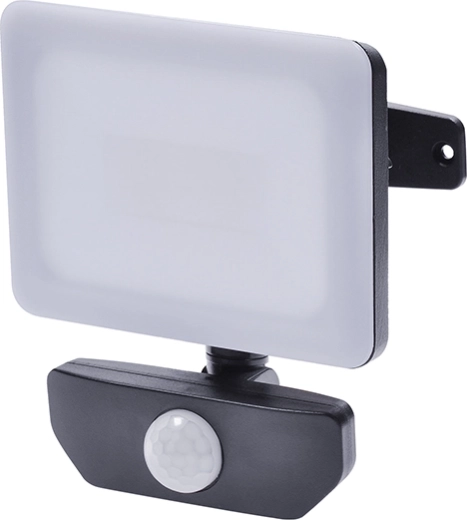 Solight LED reflektor Quick s pohybovým senzorom 10 W, 850 lm, 4000 K, IP44, čierny