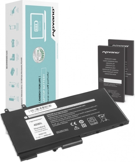 Batéria Movano R8D7N pre Dell Latitude 5410/5411/5500 a Precision 3541/3550 (46 Wh)