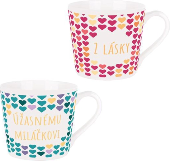 Darčeková sada keramických hrnčekov TORO pre úžasného miláčika, 2×400 ml