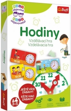 Vzdelávacia hra malý objaviteľ: hodiny