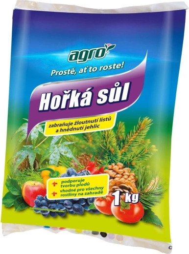 Horká soľ – horečnaté hnojivo 1 kg AGRO