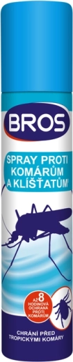 Bros sprej proti komárom a kliešťom 90 ml