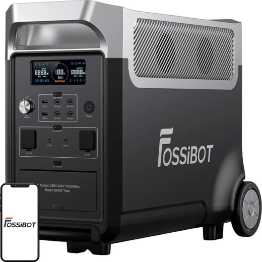Fossibot F3600 Pro prenosná nabíjacia stanica 3600 W (čierna)