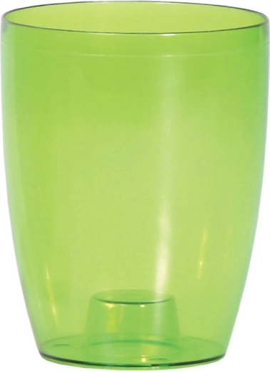 Kvetináč Coubi Orchid 16 cm transparentne zelený