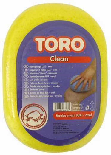 Masážna huba Lux oválna biela