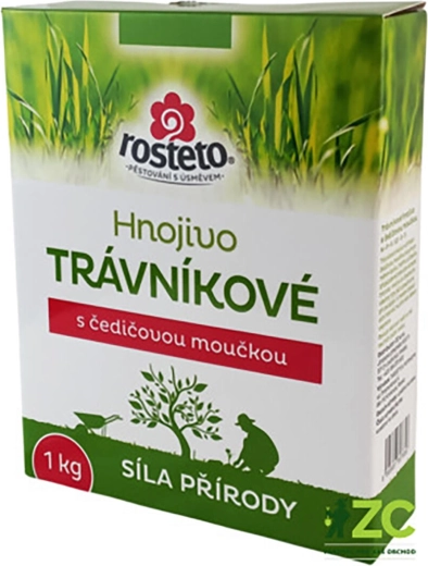 Hnojivo na trávnik s čadičovou múčkou ROSTETO 1 kg