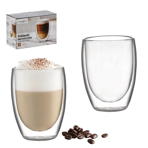 Termické poháre s dvojitou stenou 345 ml – sada 2 ks
