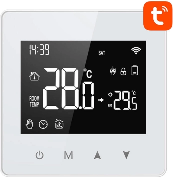 Inteligentný termostat Avatto WT198 s Wi‑Fi a TUYA