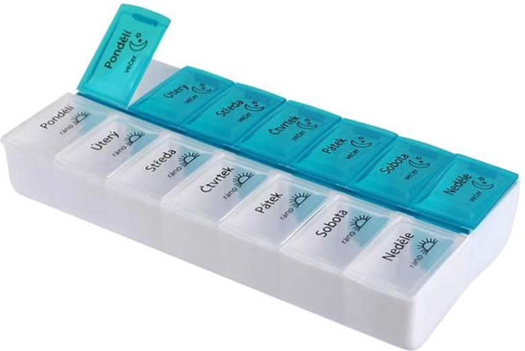 Dávkovač liekov TORO na 7 dní ráno a večer