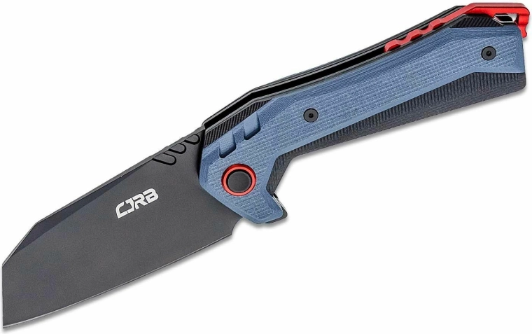 CJRB Tigris vreckový zatvárací nôž G10 modrý 8,9 cm