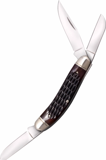 Cold Steel gentleman's stockman jigged bone vreckový nôž s 3 čepeľami