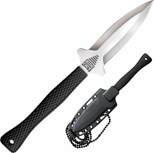 Nôž na krk Cold Steel Hide Out 7,6 cm s puzdrom Secure-Ex