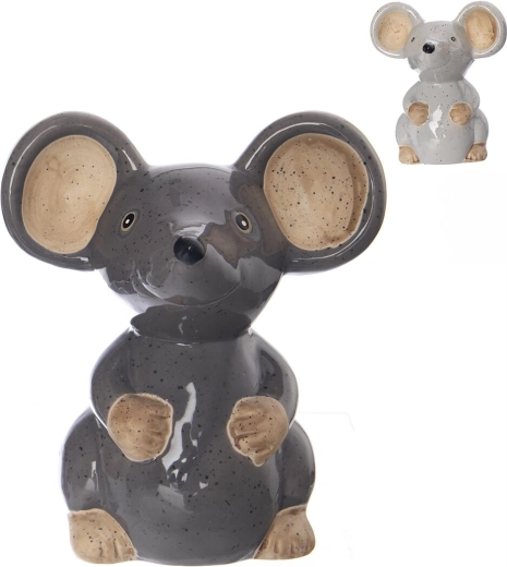 Porcelánová dekorácia myš (2 varianty)