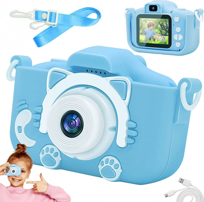Digitálny fotoaparát pre deti s mačičkou