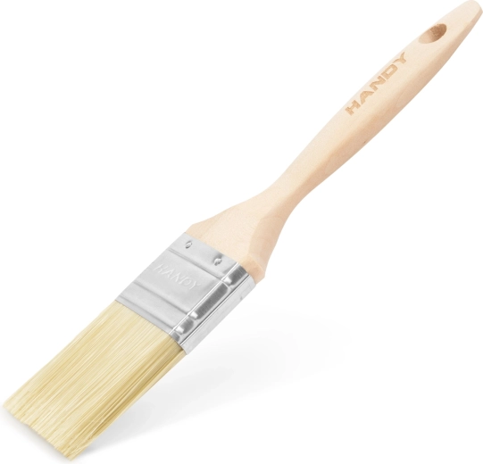 Plochý maliarsky štetec s drevenou rukoväťou 38 mm