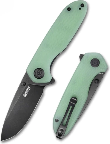 Kubey Belus Jade vreckový nôž 7,5 cm G10 s klipom
