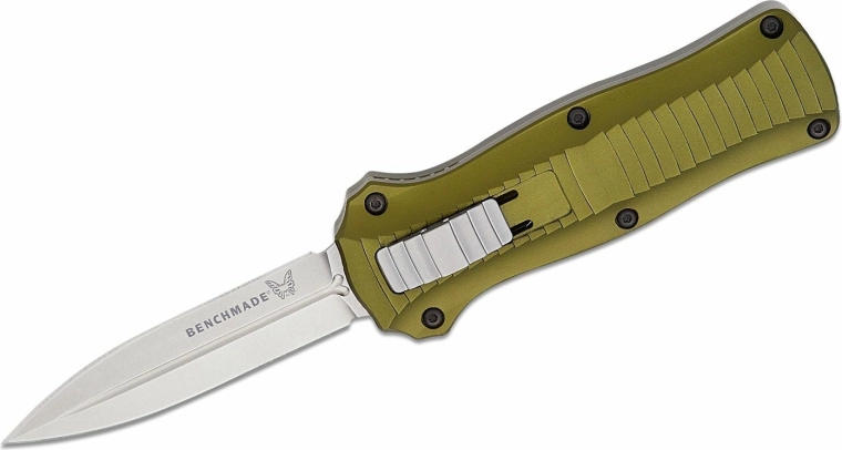 Benchmade Mini Infidel Woodland Green – automatický nôž, limitovaná edícia