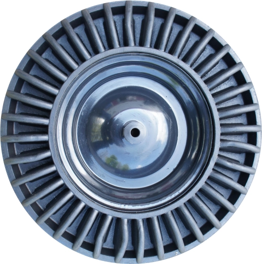 Koleso s plnou gumou na plechovom disku – 2. akosť, priemer 390 mm