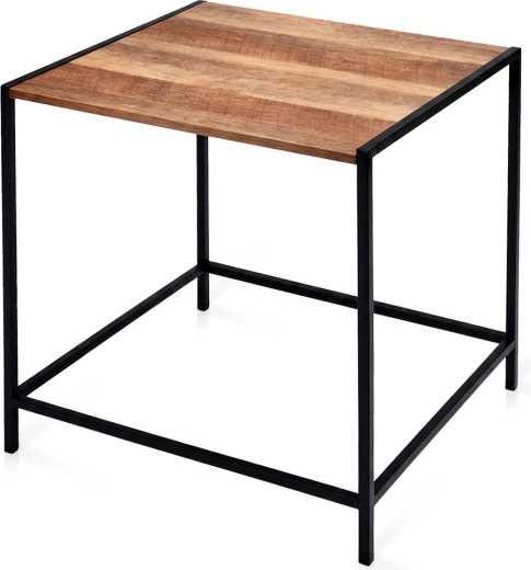 Kovový konferenčný stolík 49 × 49,5 × 49,5 cm