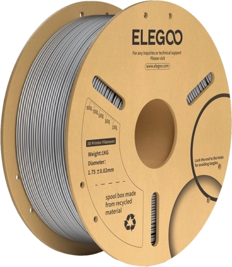 Filament ELEGOO PLA+ hviezdne sivý 1,75 mm 1 kg