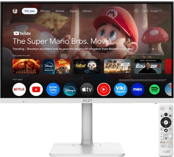 MSI 27" monitor Modern MD272UPSW, 4K UHD, 60 Hz, biely