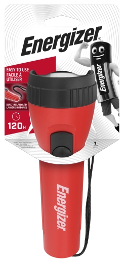 Energizer ručná baterka Black & Silver, plast, 2× D