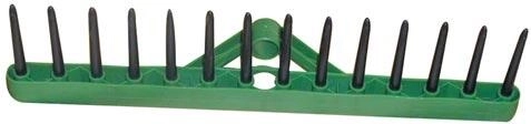 Plastové hrable 45 × 11 cm, 14 zubov bez násady