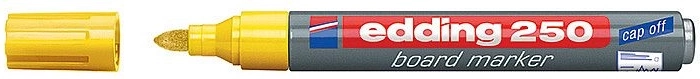Popisovač na biele tabule Edding 250, žltý