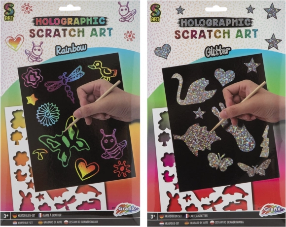 Vyškrabovací obrázok Dúhový