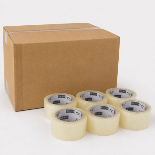 Priehľadná baliaca lepiaca páska HOTMELT 48 mm × 66 yd – 1 kus