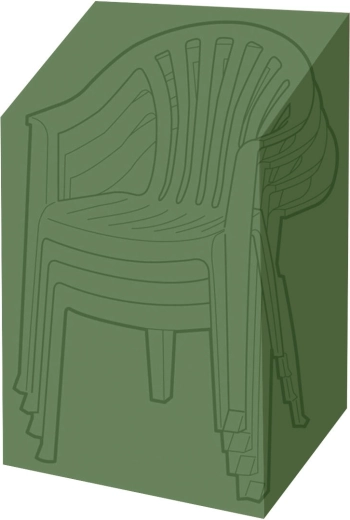 Krycia plachta na 4 záhradné stoličky 61 × 68 × 107 cm, PE 90 g/m², zelená