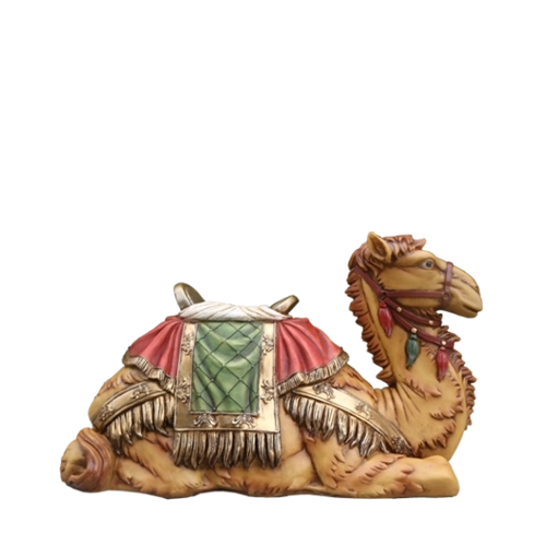 Figúrka do betlehema – kľačiaci ťava 66 × 27 × 38 cm – 1 kus