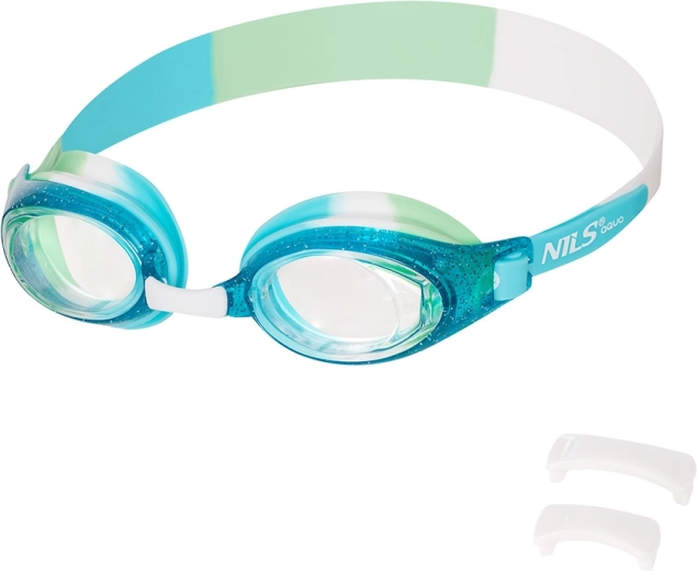 Detské plavecké okuliare NILS Aqua Junior s Anti‑Fog a UV ochranou