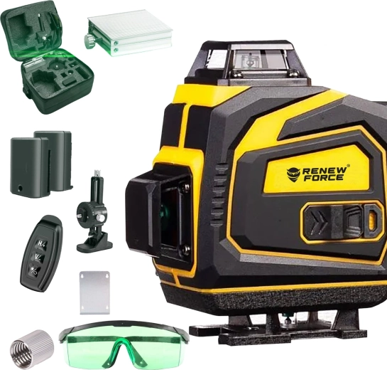 Krížový laser Renew Force 360° so zeleným lúčom