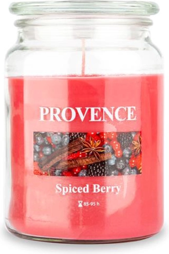 Vonná sviečka v skle PROVENCE spiced berry 95 hodín