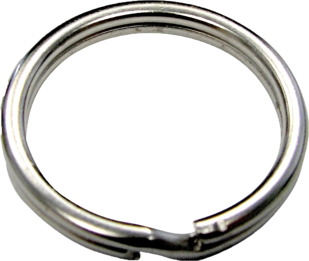 Krúžok na kľúče 40 × 2,3 mm, poniklovaný (200 ks)