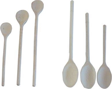 Sada guľatých drevených varešiek 3 ks 25–35 cm