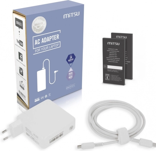 Mitsu USB‑C napájací adaptér pre notebook 100 W (PD)
