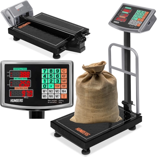 Priemyselná plošinová váha 150 kg HUMBREG MH-191