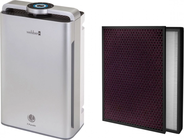 Čistička vzduchu Webber AP9700 Wi-Fi strieborná